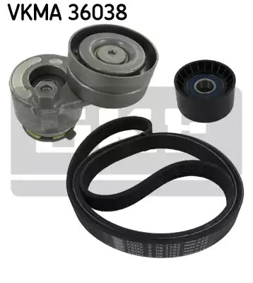 Ременный комплект SKF VKMA 36038 (VKM 36030, VKM 36038, VKMV 6PK1792)